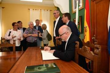 Visita institucional del Cabildo a Valsequillo (Foto TA)